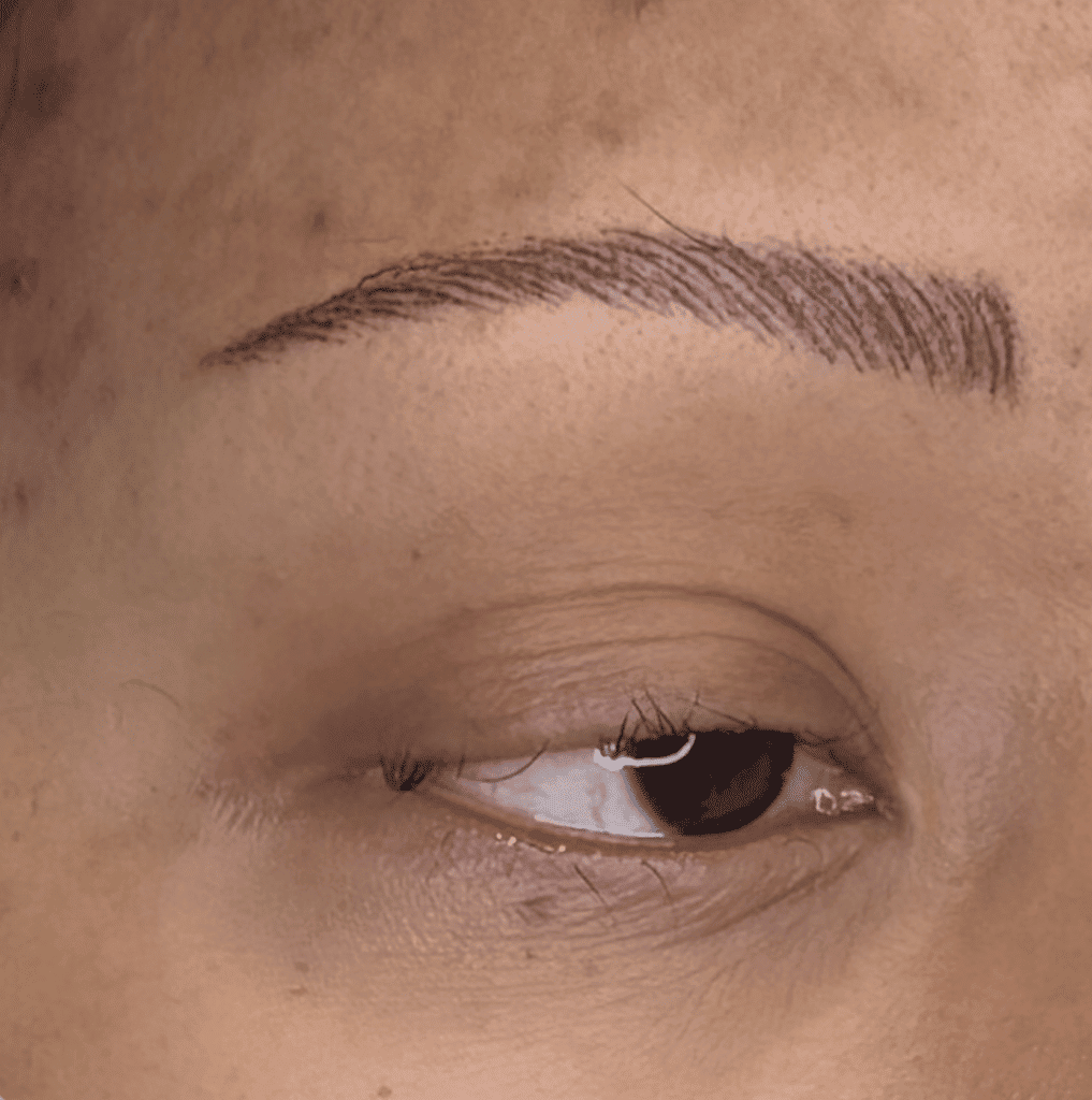 Immediately After Brows Restored | Look Natural Atlanta - Micropigmentation Clinic After Immediately After Brows Restored
