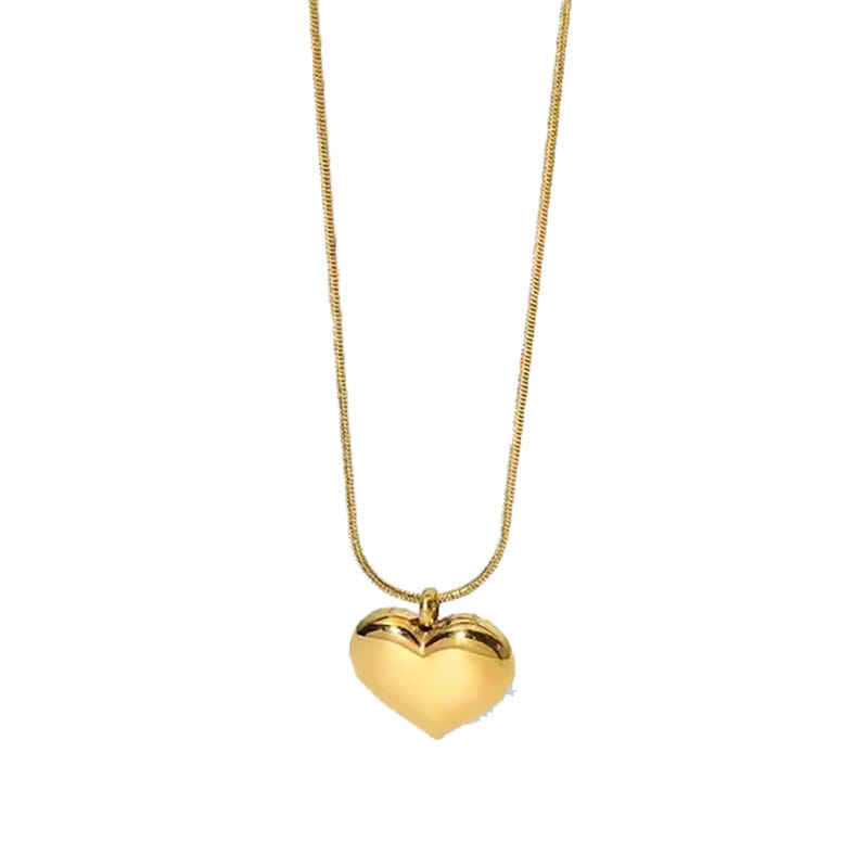 ketting met hartjes bedel
