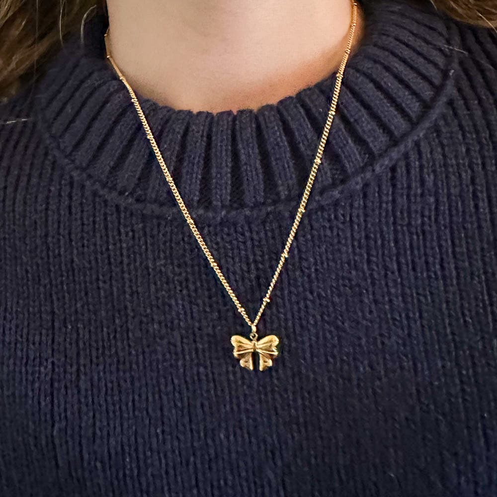 ketting met strikje