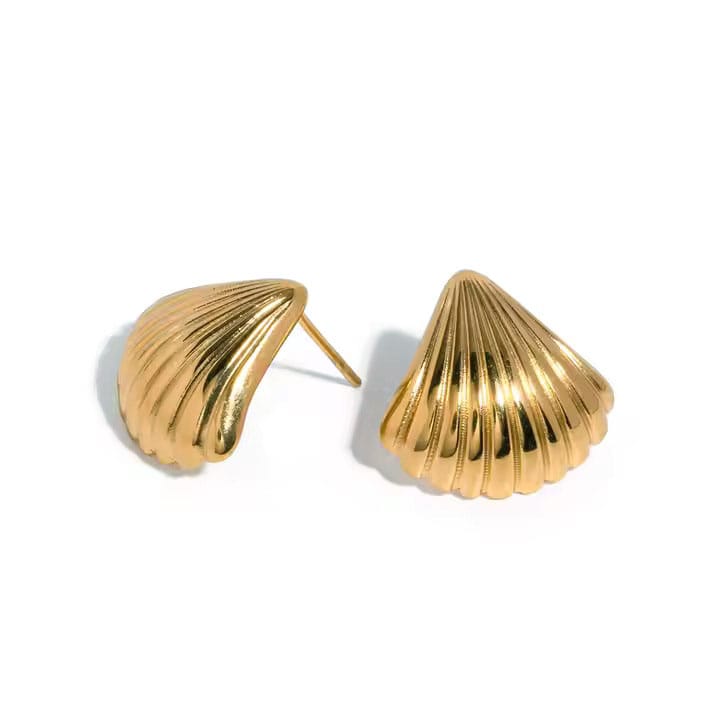Goudkleurige Schelpen knopjes