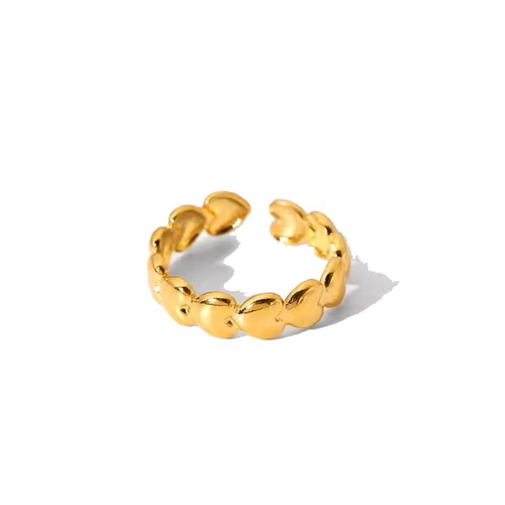 Ring met hartjes