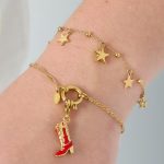 Armband met sterretjes goud