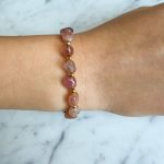 Aardbeienkwarts armband