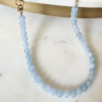 Telefoonkoord Aquamarijn blauw