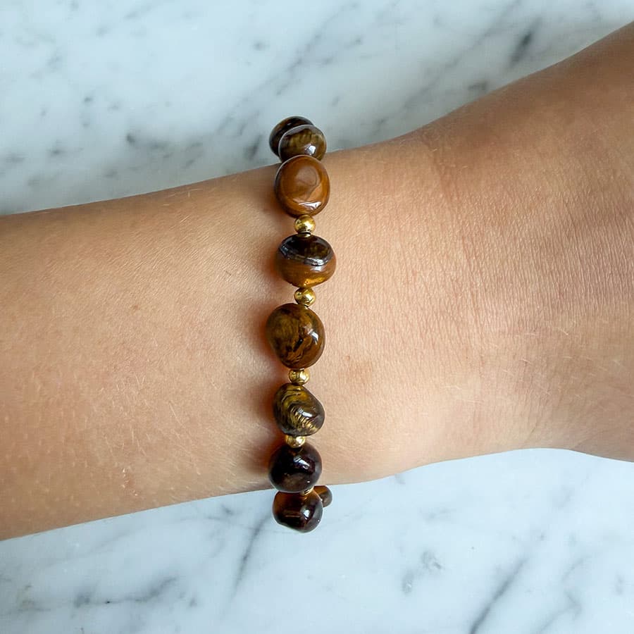 Tijgeroog armband