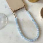 telefoonkoord blauw