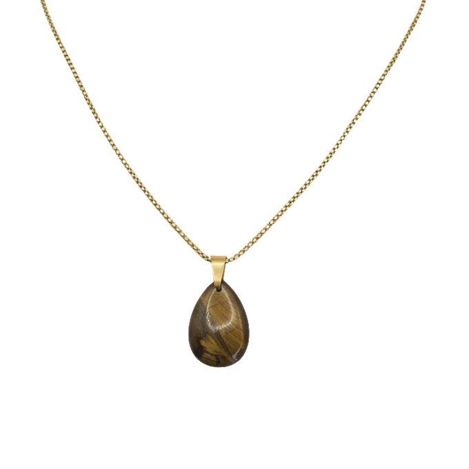 Ketting met tijgeroog bedel