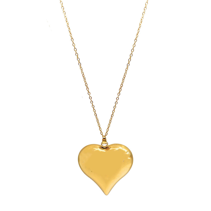 Ketting met chubby hart xl