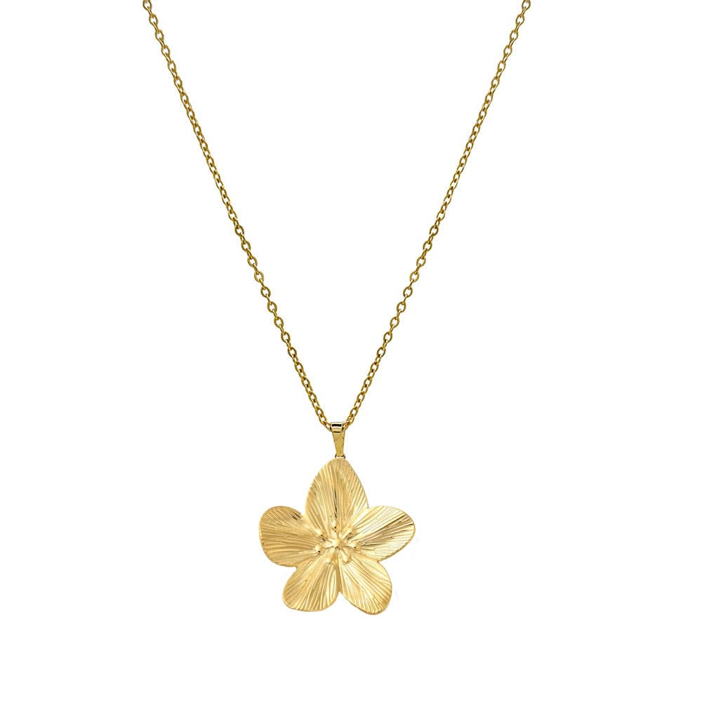 Lange ketting met Bloem