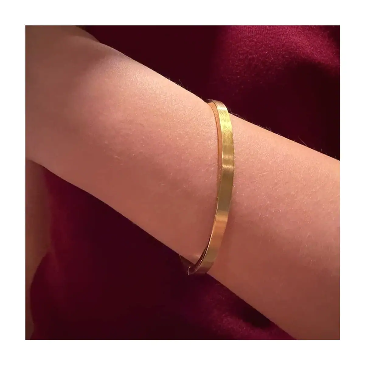 Classic Bangle 4 mm Goudkleurig