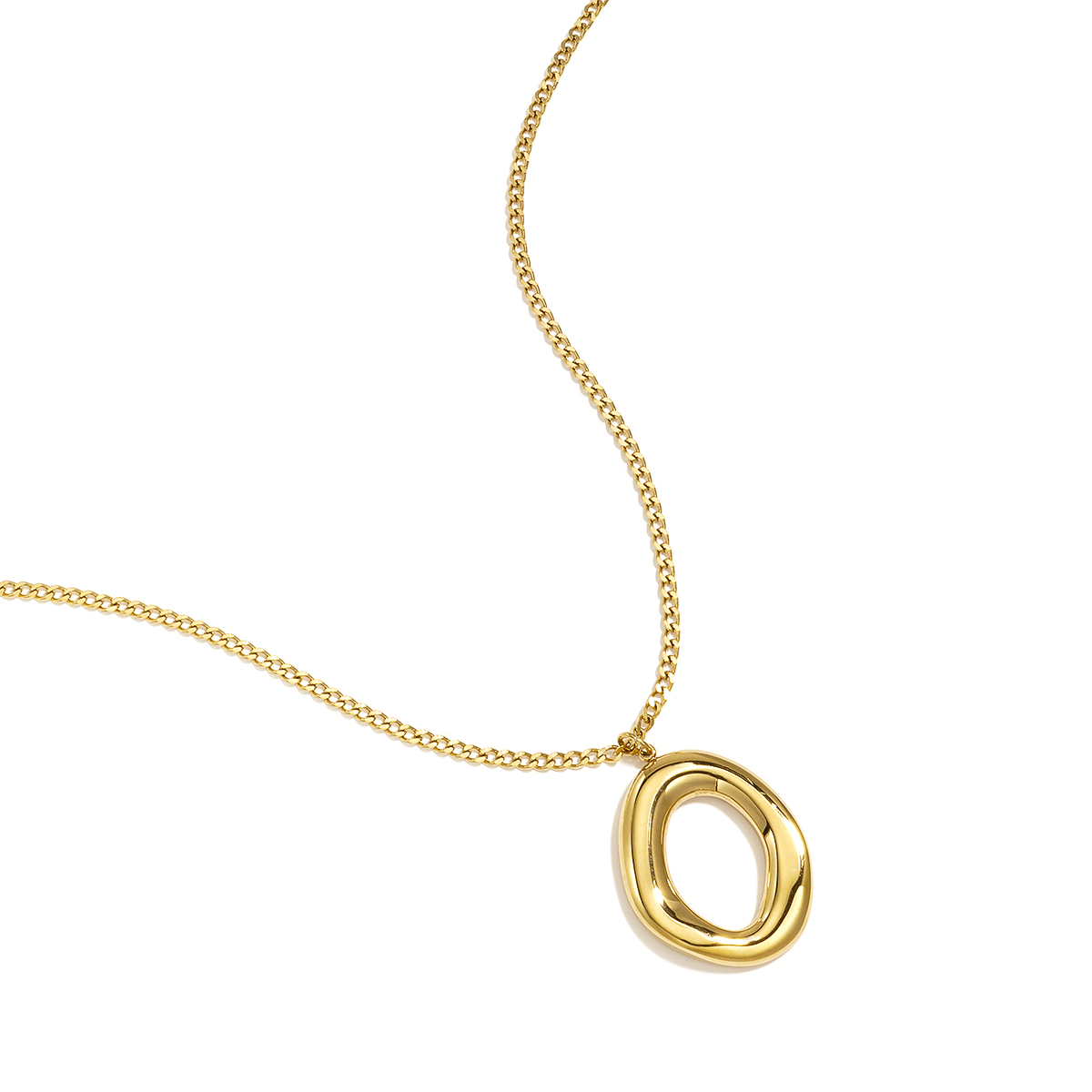 ketting met ovale hanger