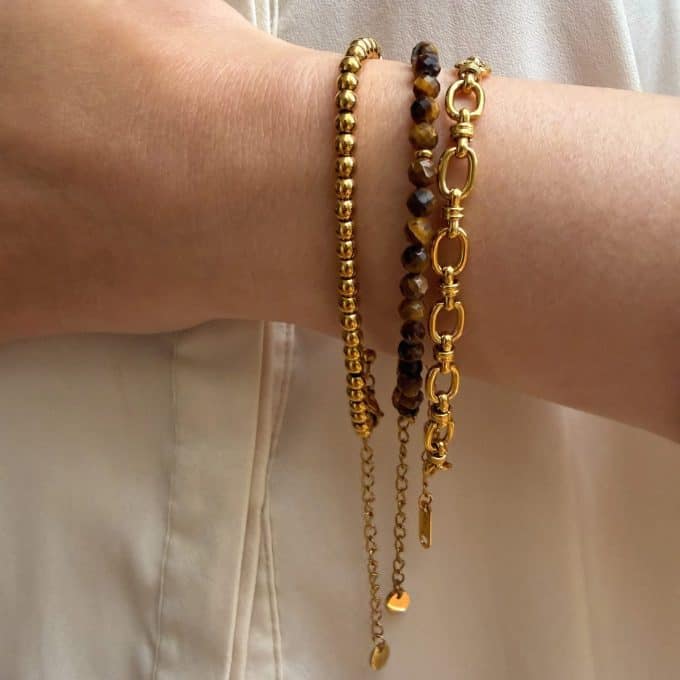 Tijgeroog armbandje