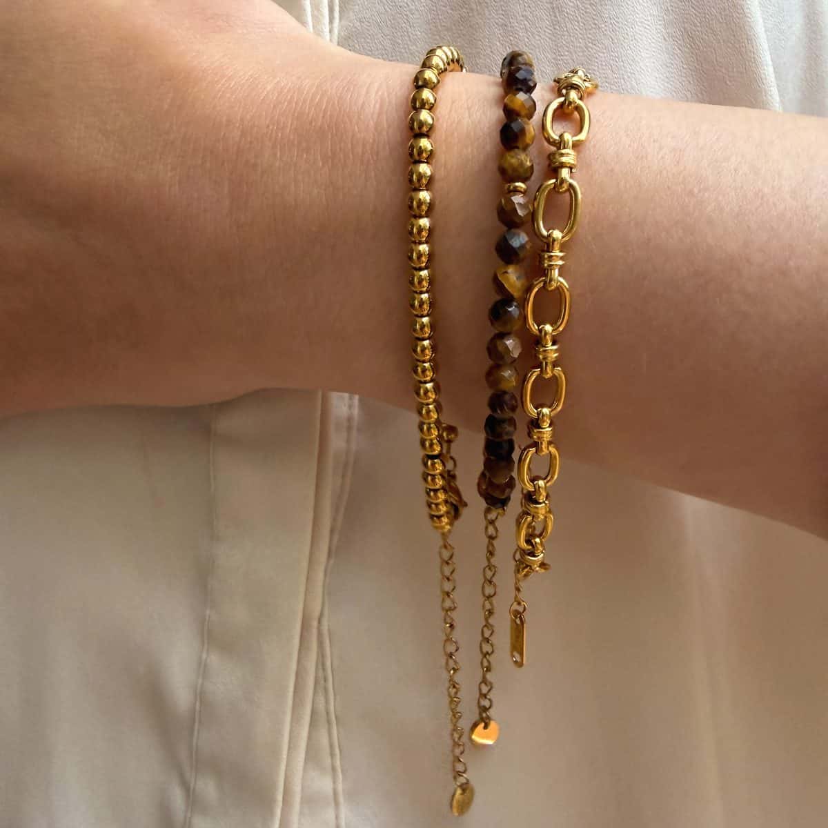 Tijgeroog armbandje