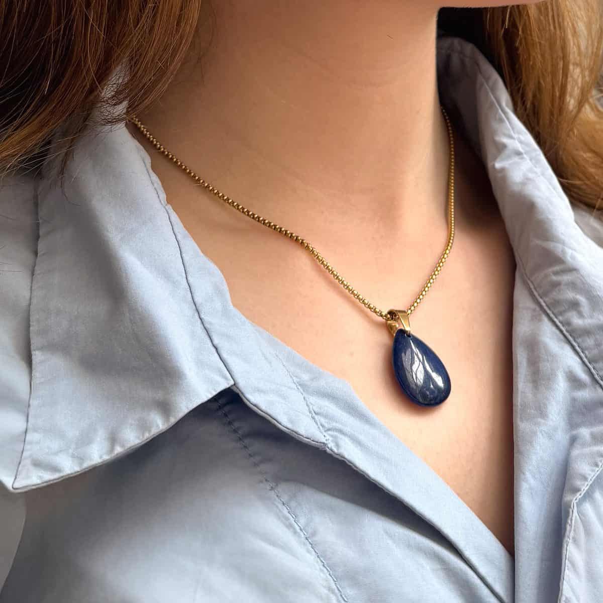 ketting-met-lapis-lazuli M