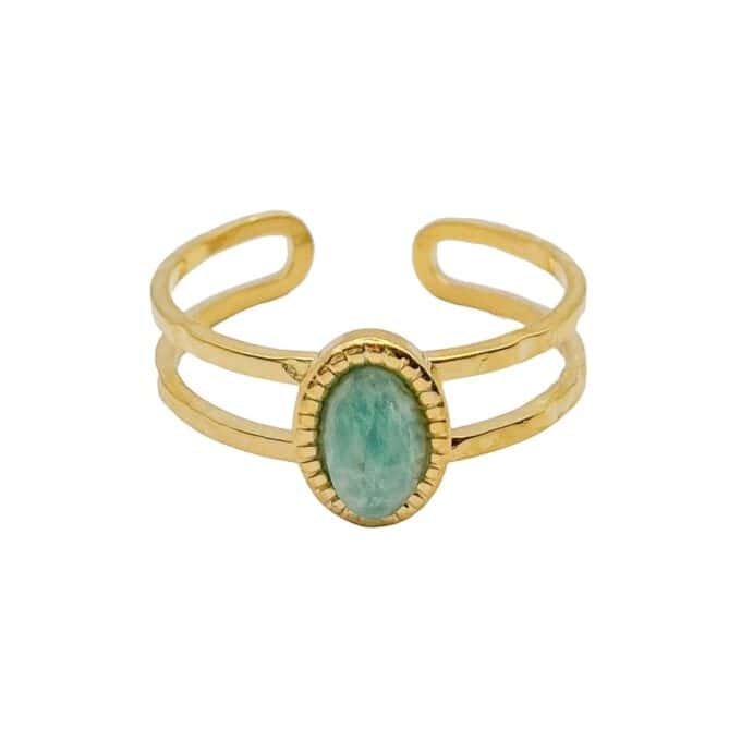 Amazoniet Ring