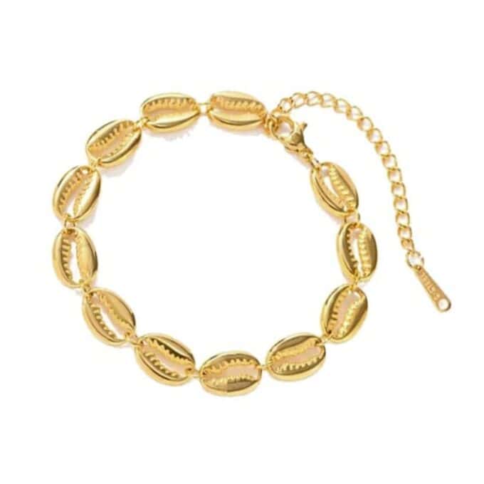 Armbandje met Schelpjes Goudkleurig