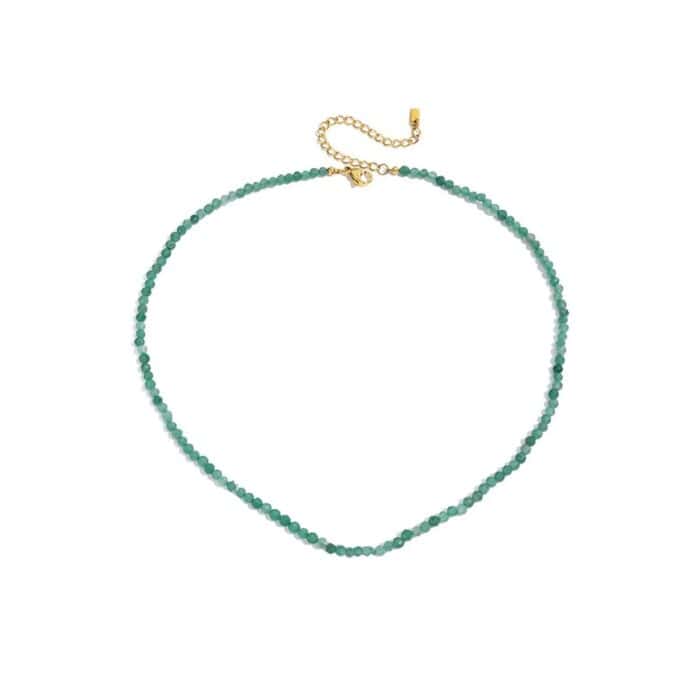 Aventurijn Ketting Kraaltjes