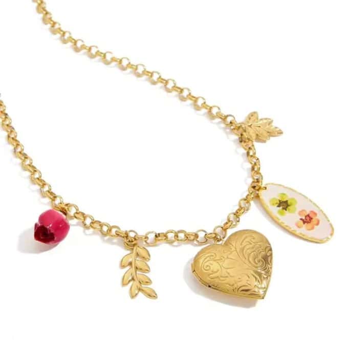 Bedelketting Love and Flowers