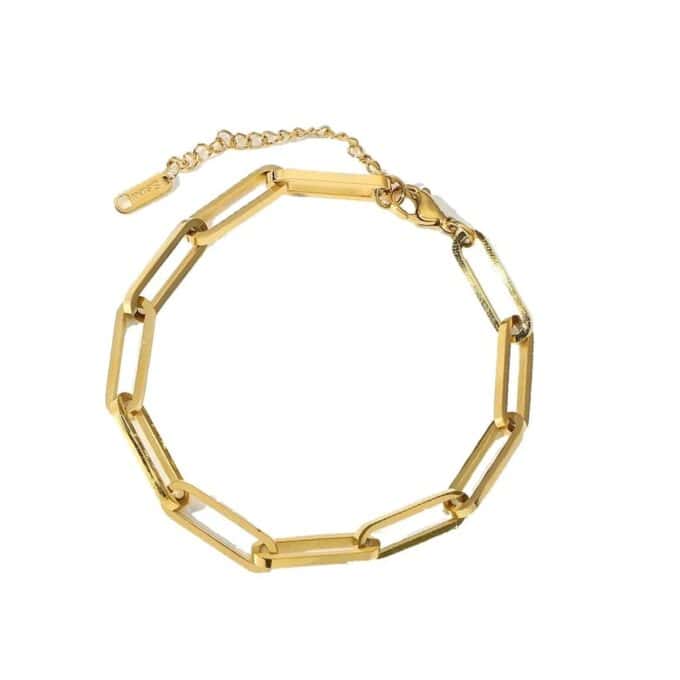 Grote Paperclip Armband
