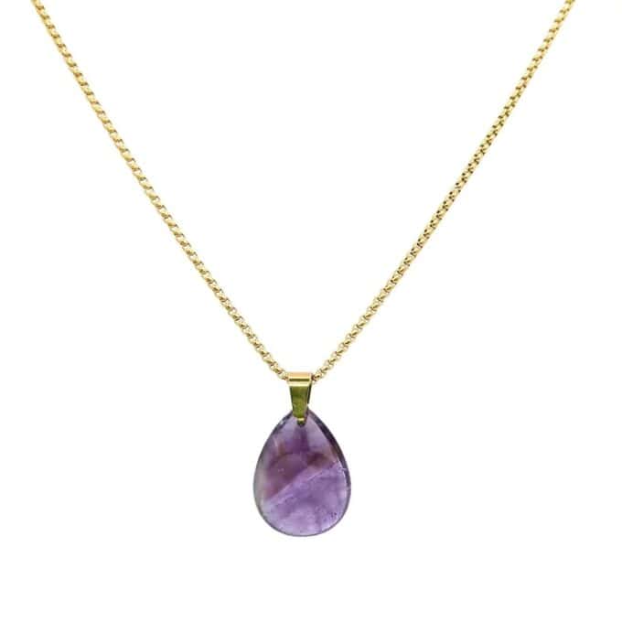 Ketting met Amethist Bedel