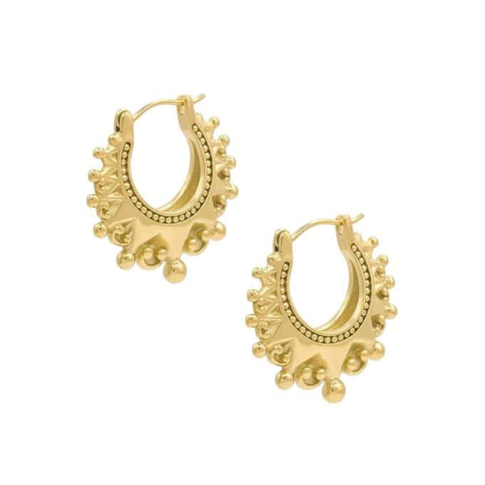 Bali hoops Oorbellen