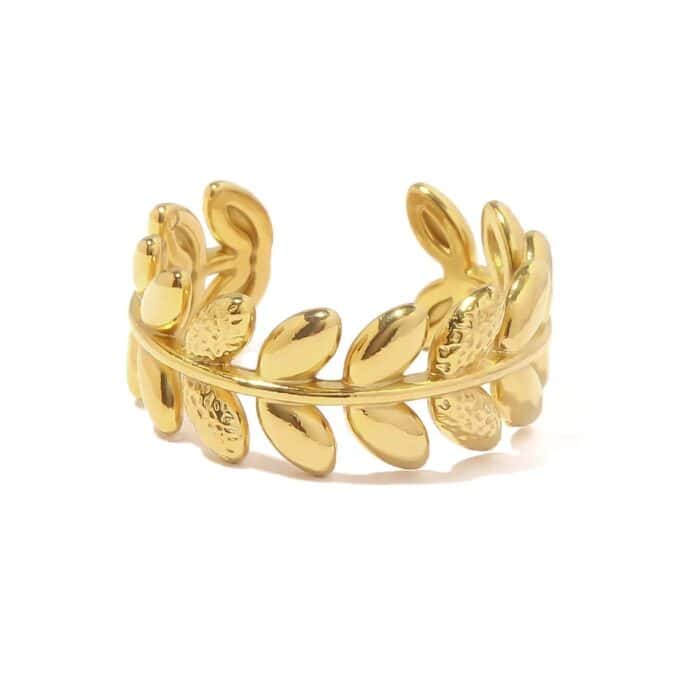 Ring met olijfblad