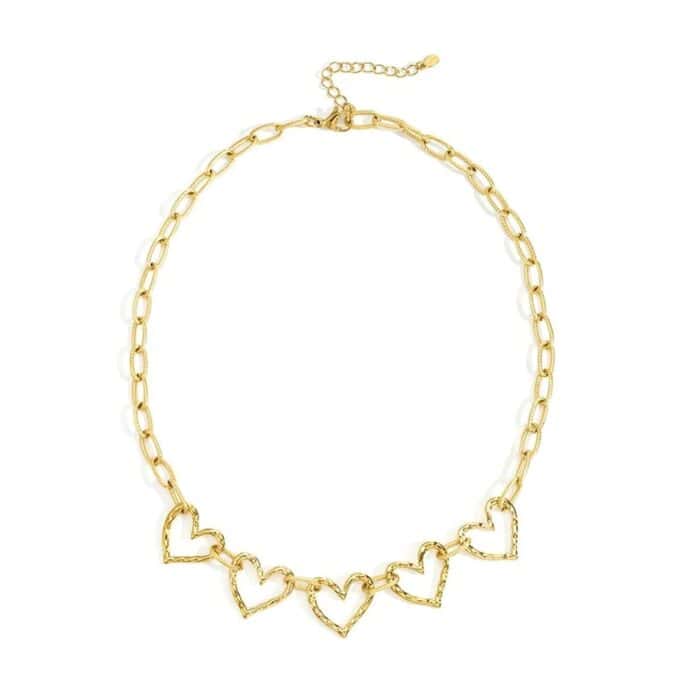Schakelketting met hartjes