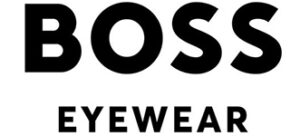 BOSS Eyewear display at Loyal Specs opticians in East Ham, showcasing stylish glasses.