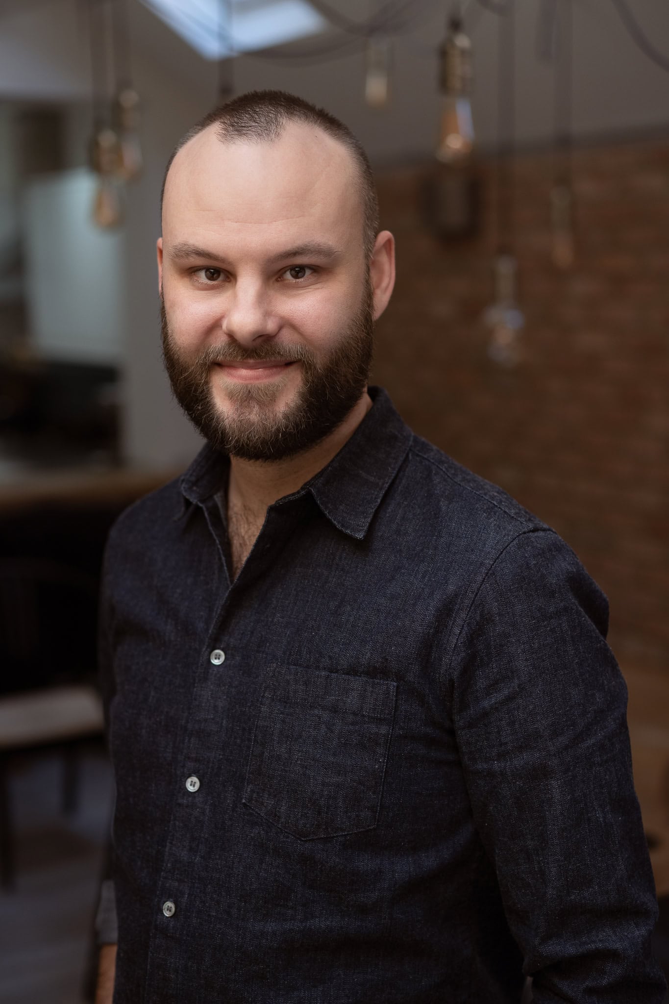 Ben Laplanche, a London brand photographer, captures a confident personal brand portrait.