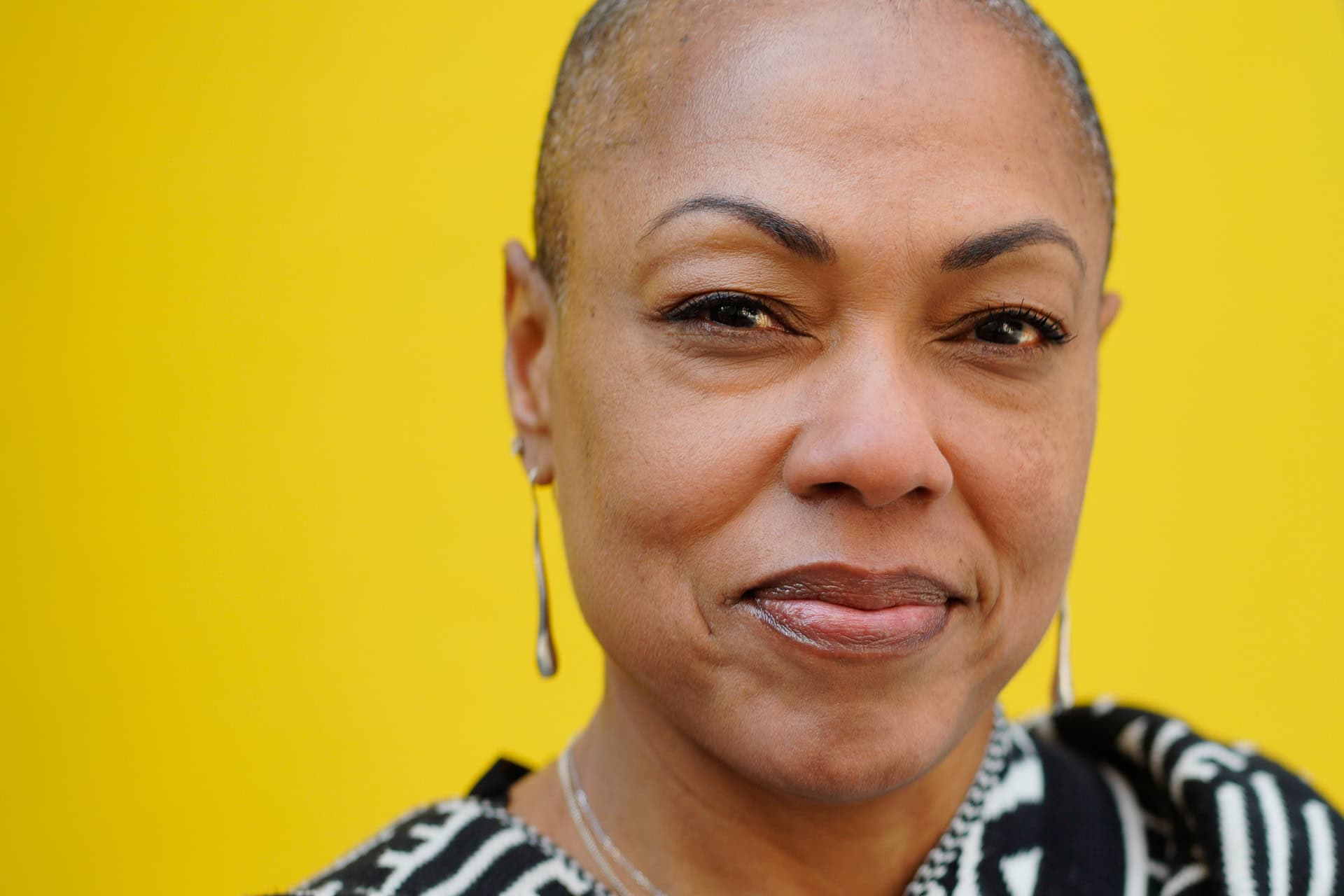 Sharlene Jones, a confident and authentic presence, captured by London brand photographer Phil Askew.