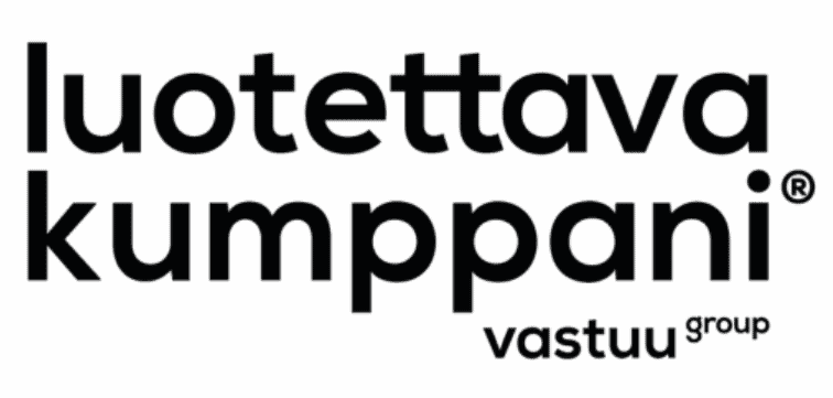 LVI-Suunnittelucenterin logo, modern ja selkeä muotoilu.