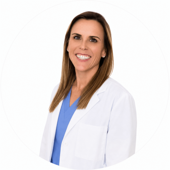 Sarah Morgan, Family Nurse Practitioner at Make You Well, providing expert and compassionate primary healthcare services.