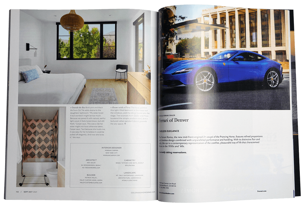 Maley Building Corporation feature in Colorado Homes and Lifestyles