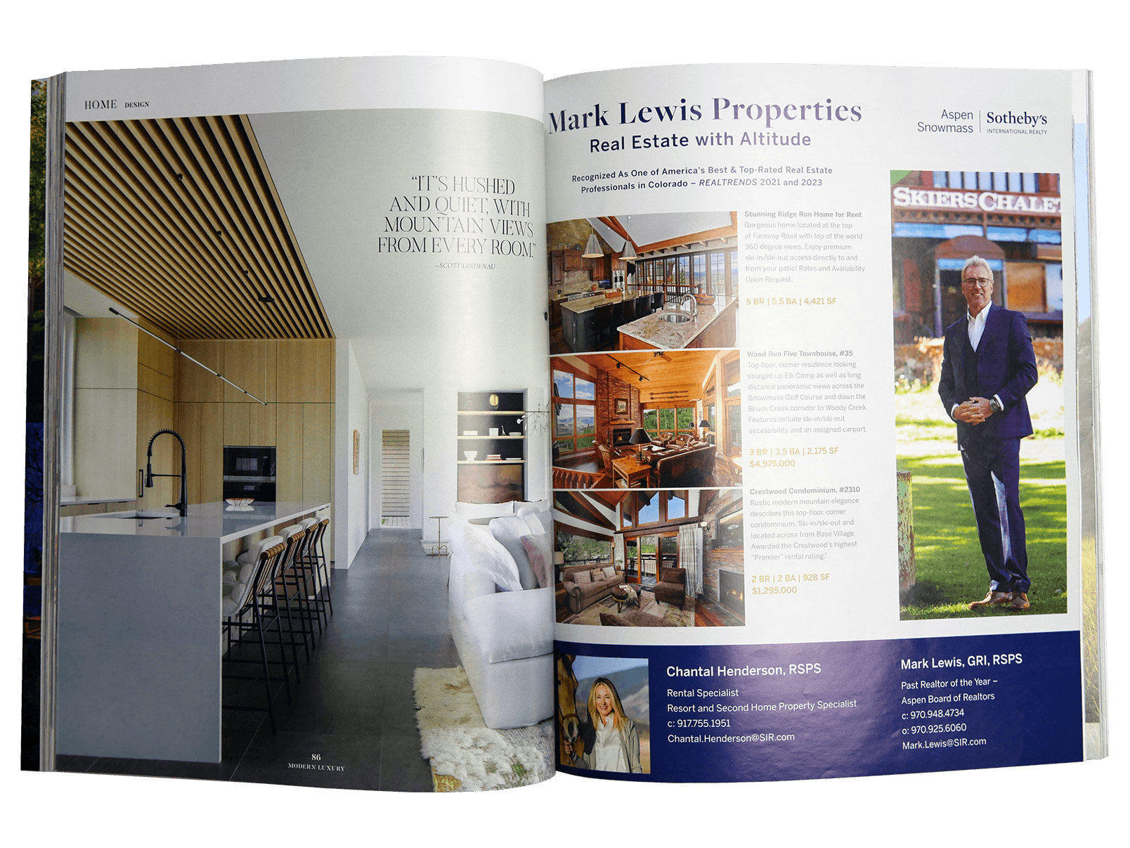 Maley Building feature in Aspen Modern Luxury magazine