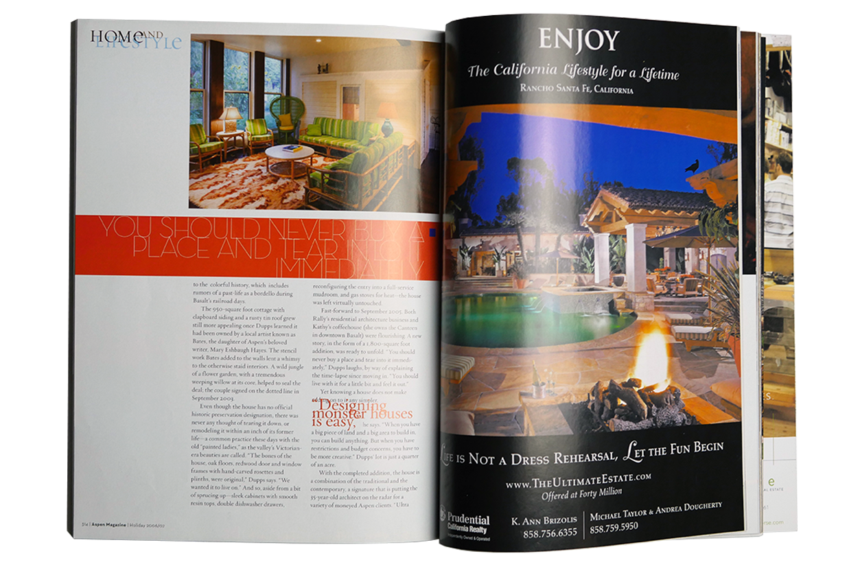 Maley Building feature in Aspen magazine