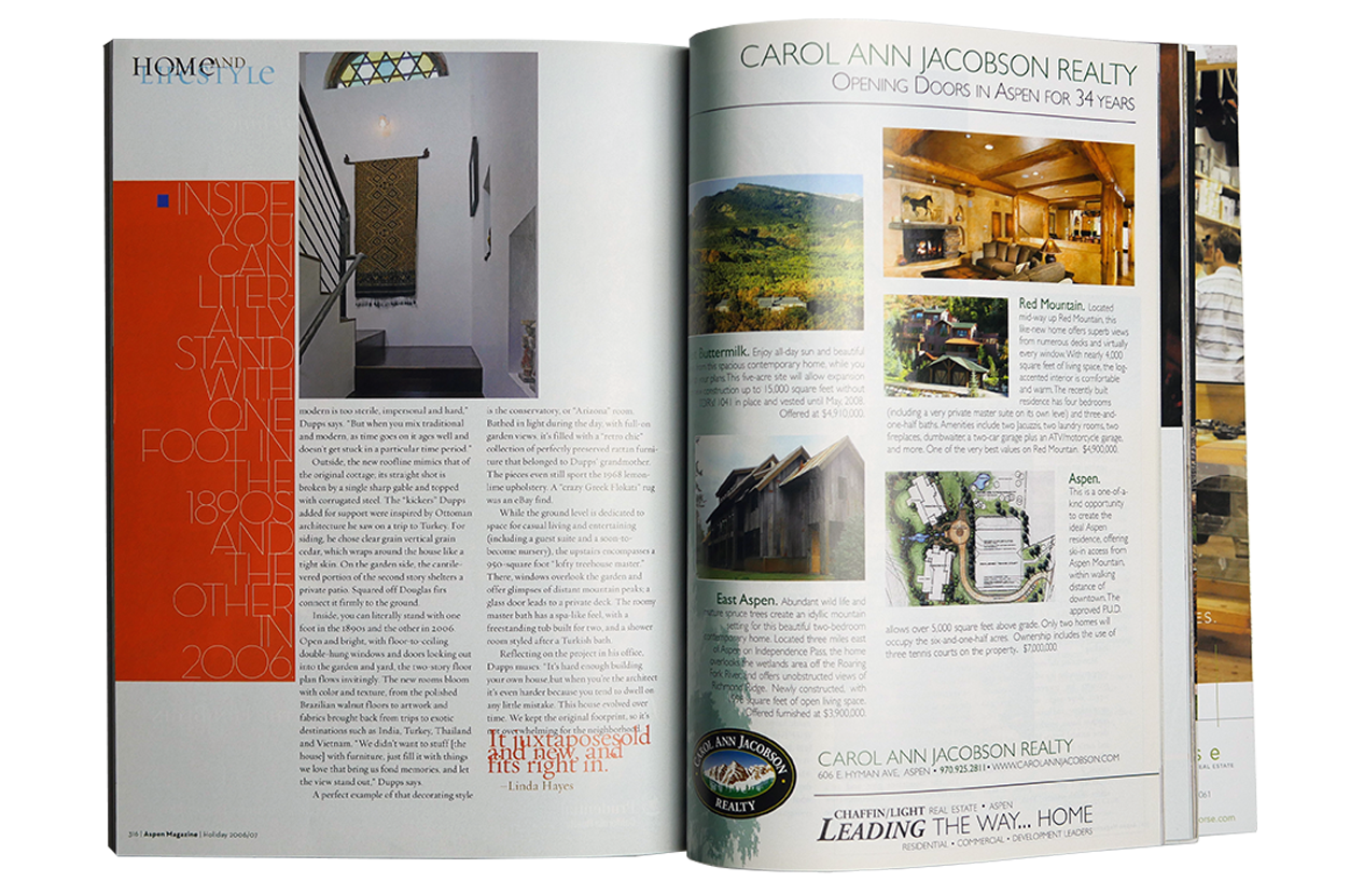 Maley Building feature in Aspen magazine