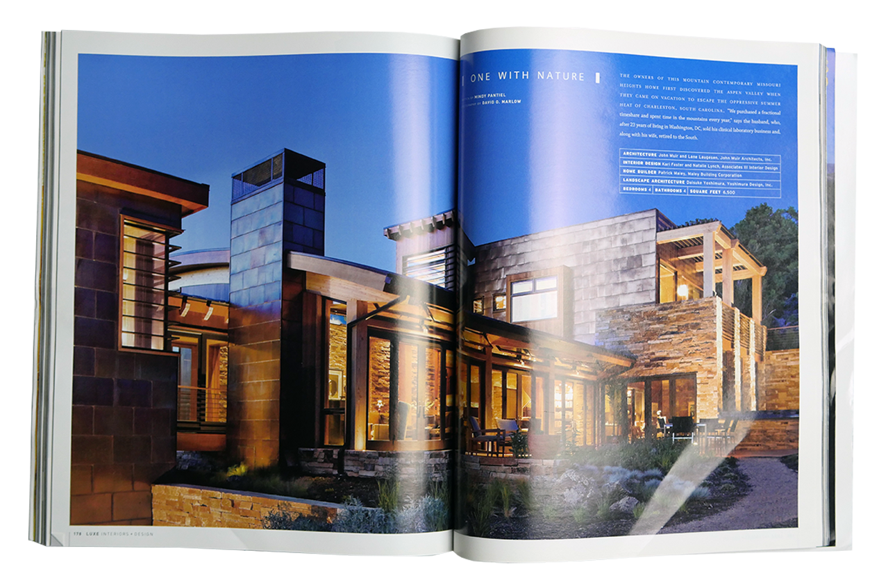 Maley Building feature in Luxe interiors + design magazine