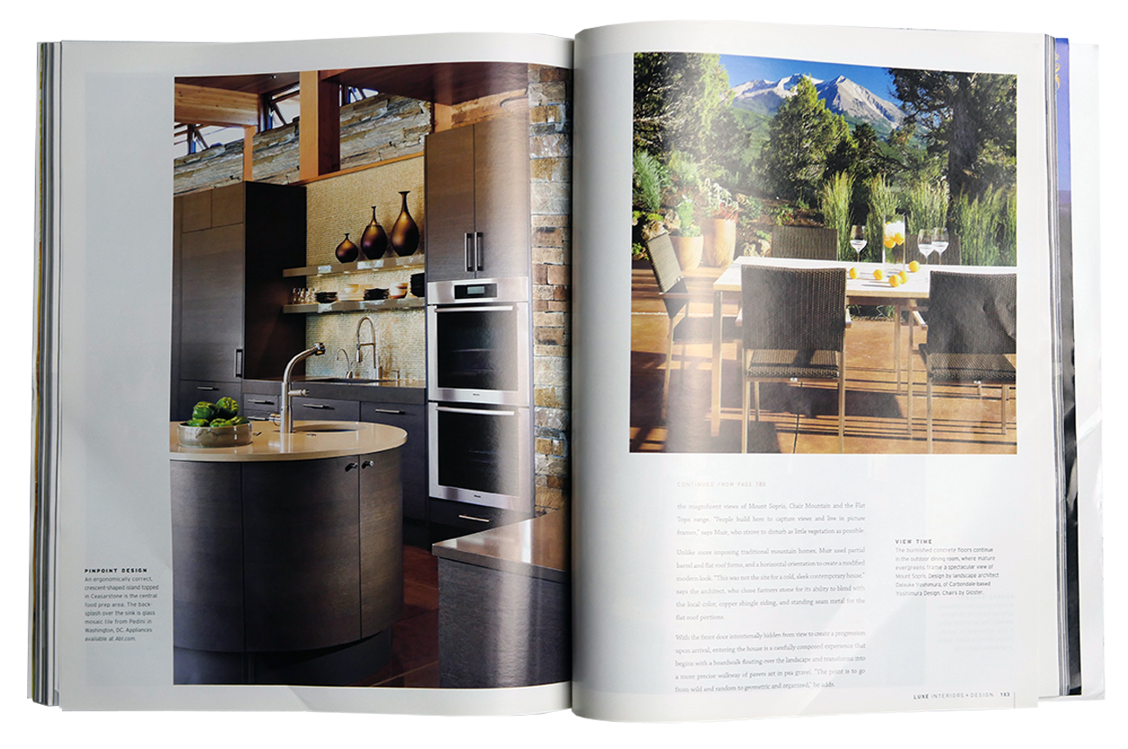 Maley Building feature in Luxe interiors + design magazine