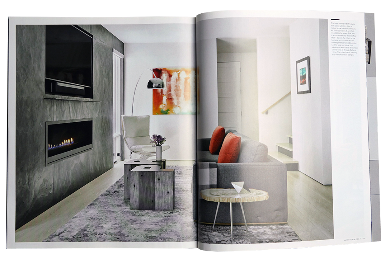 Maley Building feature in Luxe interiors + design magazine
