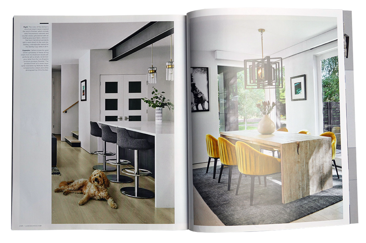 Maley Building feature in Luxe interiors + design magazine