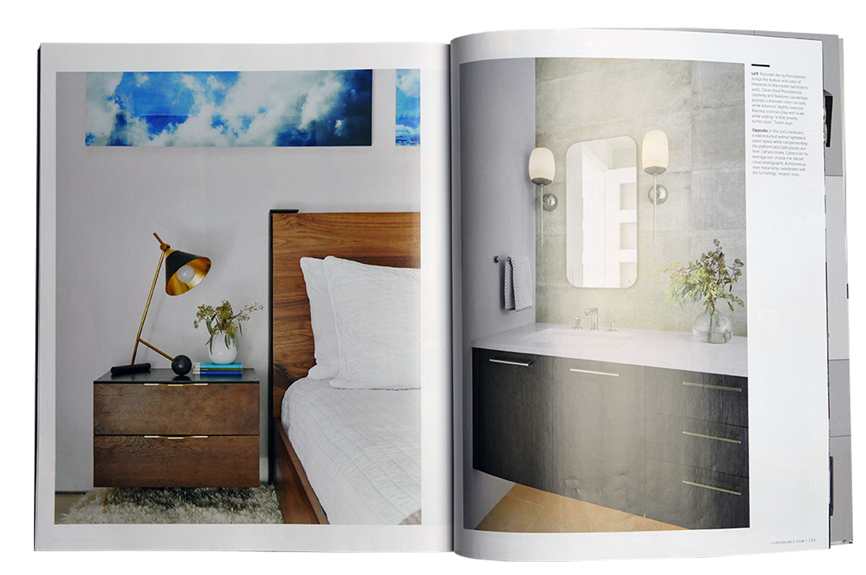 Maley Building feature in Luxe interiors + design magazine