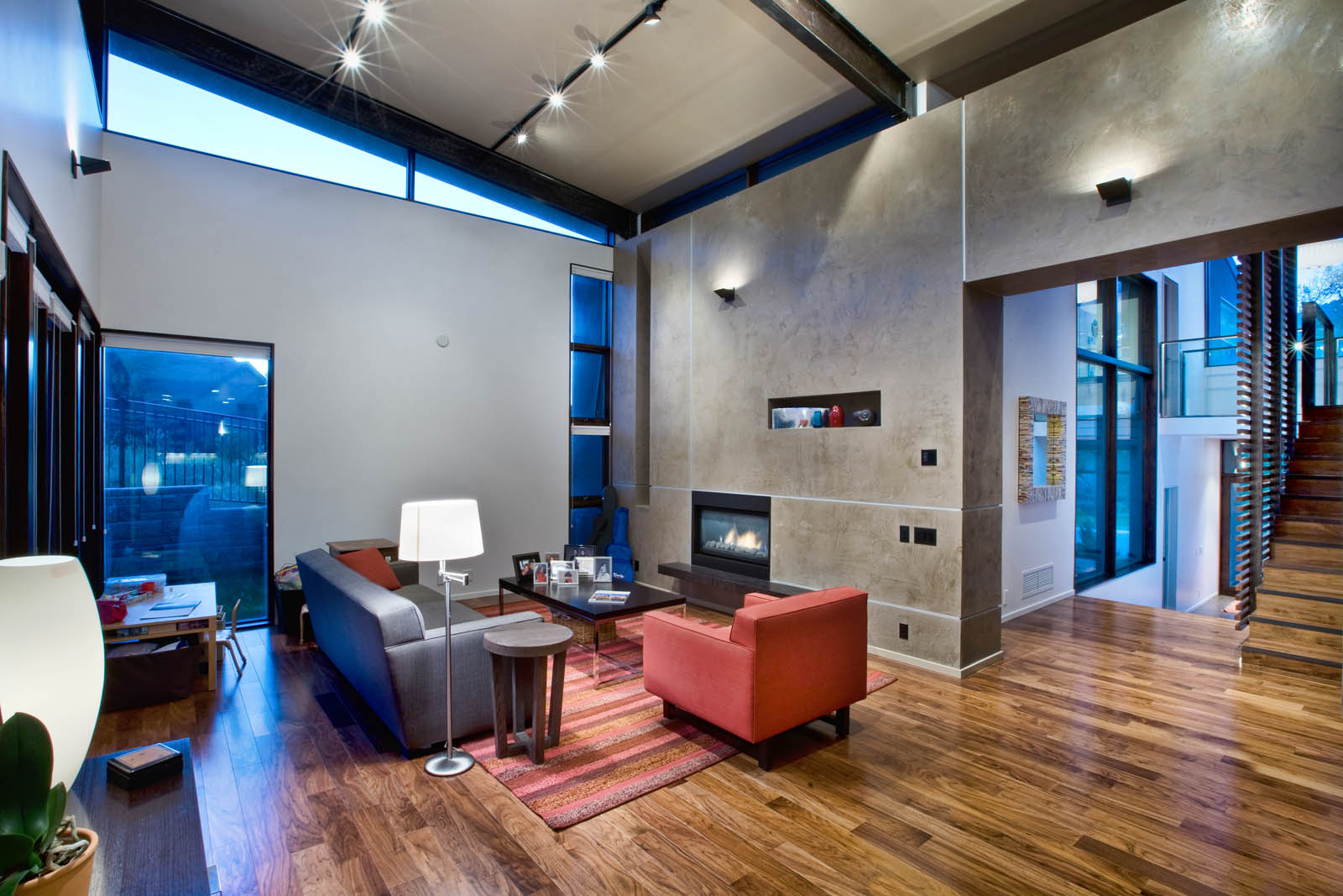 Custom fireplace by Maley Building Corporation
