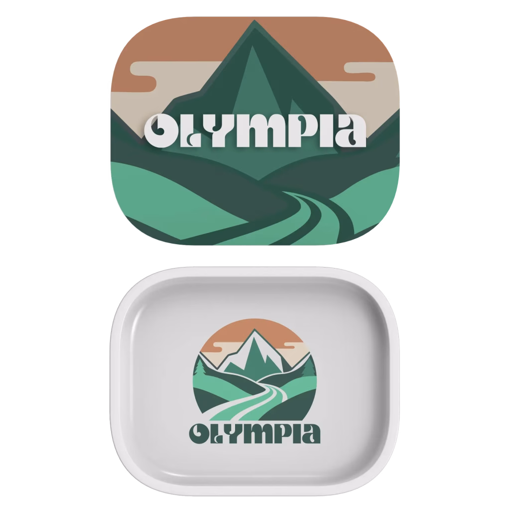Rolling Tray with Magnetic Lid