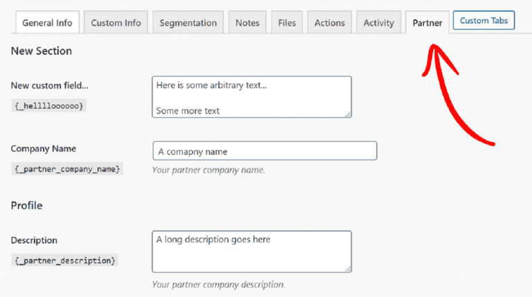Website screenshot of marketing platform interface.