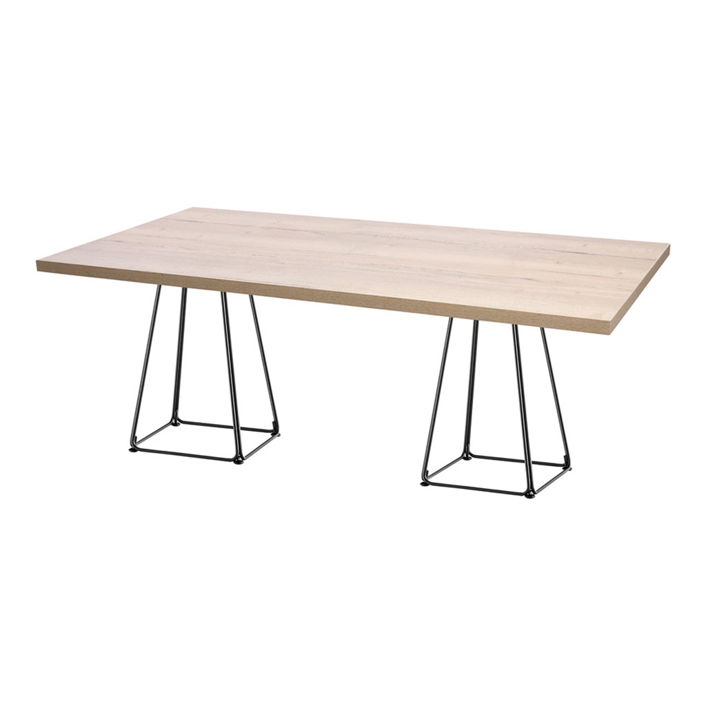 Tisch Lunar Eiche 180 x 70cm Massiv (40mm)