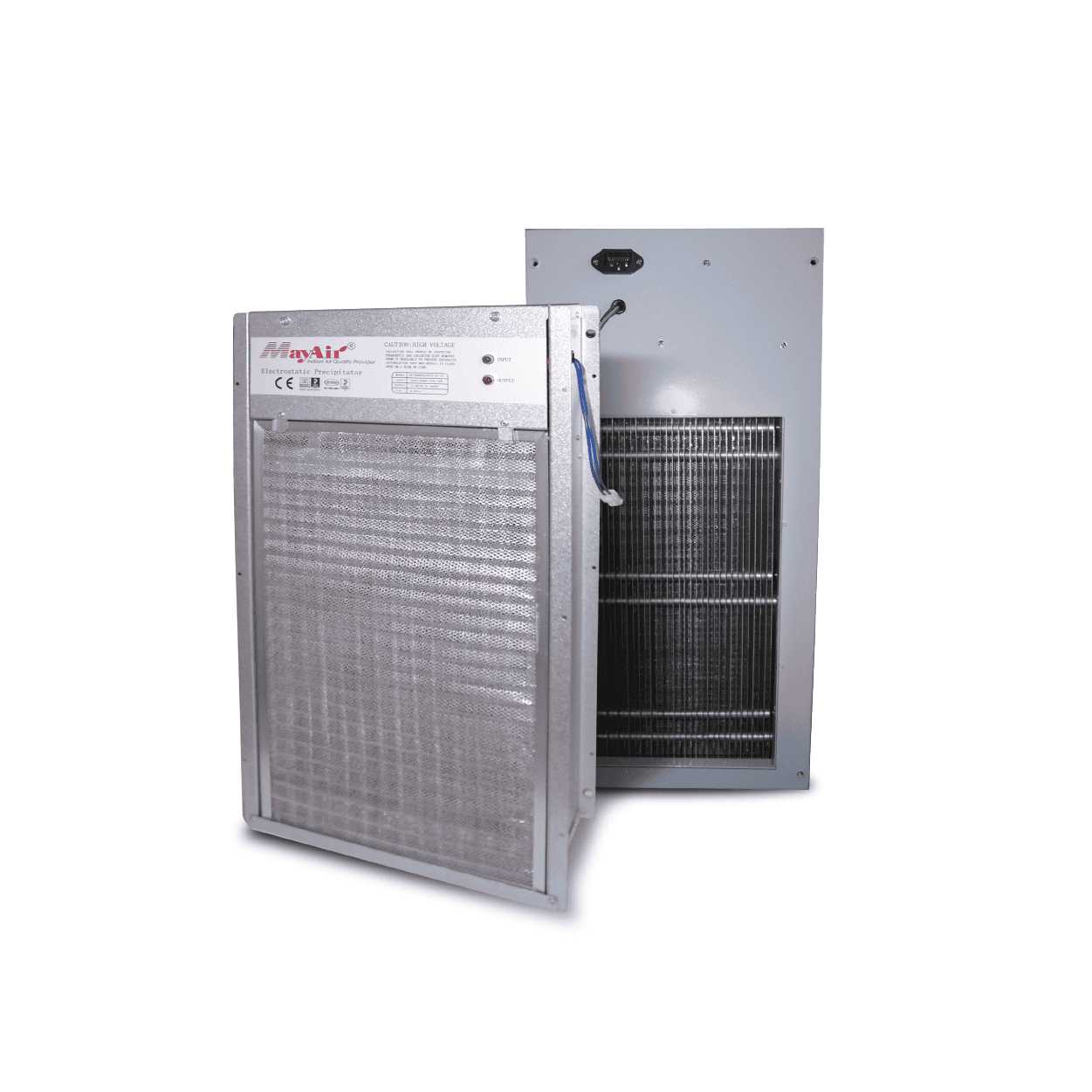 High-efficiency electrostatic air purifiers by MayAir Group for improved indoor air quality and filtration solutions.
