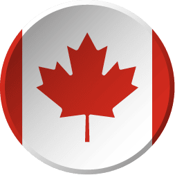 High-quality Canadian flag icon representing national identity and pride, suitable for websites, marketing, and branding related to Canada.