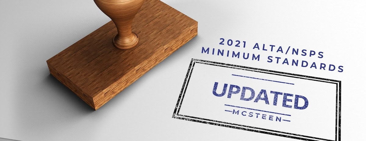 ALTA/NSPS minimum standards graphic.