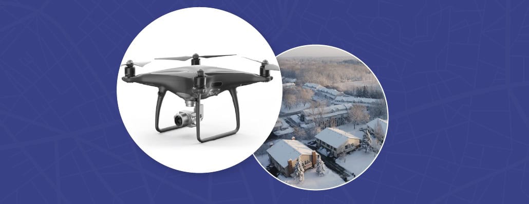 The use of drones in mapping and surveying.