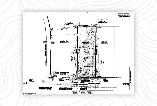 Topographic Survey example.